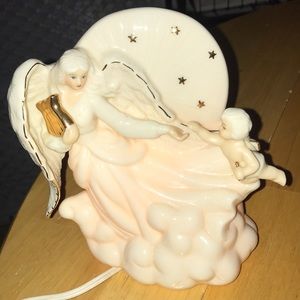 Angel Lamp/Nightlight Vintage Porcelain Beautiful